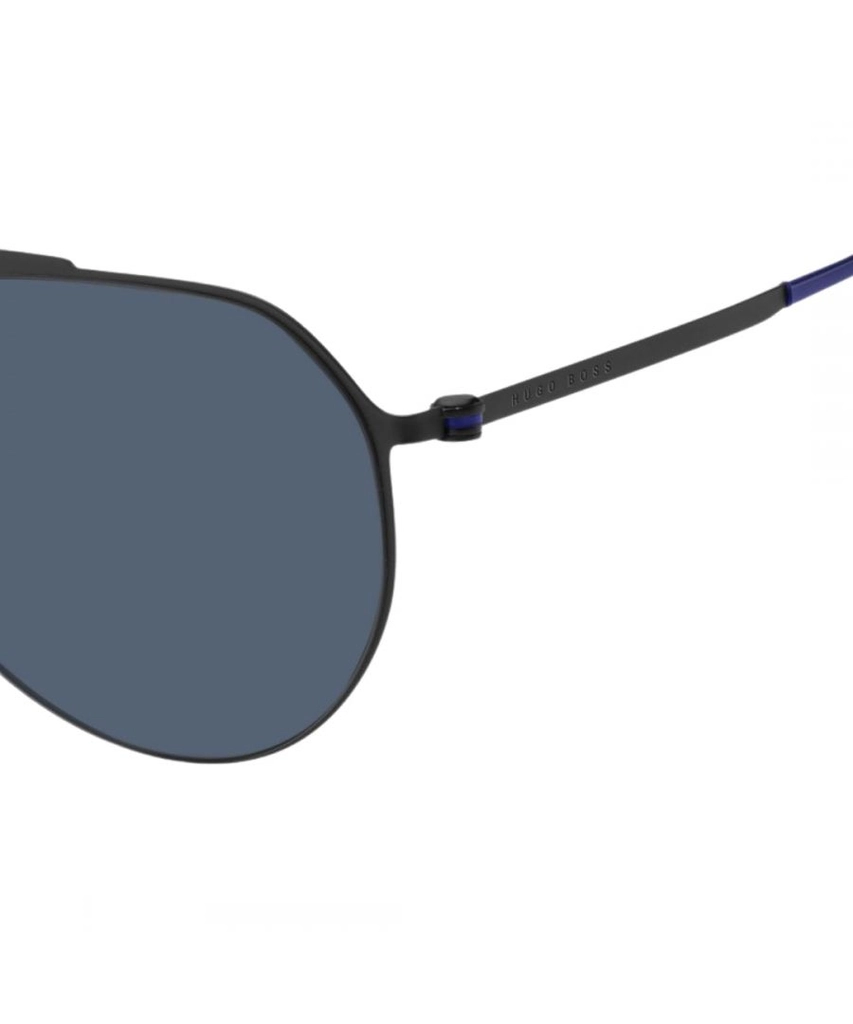 Hugo Boss Mens 1404 0003 KU Black Sunglasses Metal - One Size